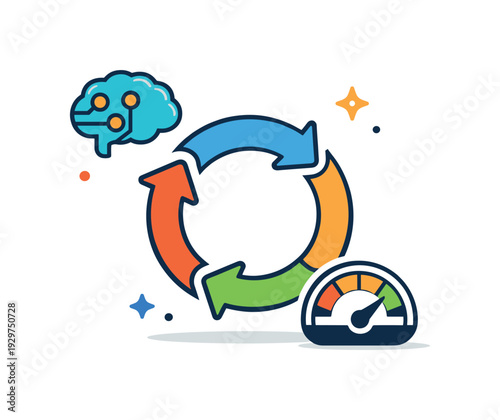 AI autonomous workflow orchestration and intelligent execution for modern digital organizations scaling without friction, a unified process loop paired with a