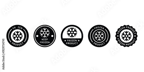 Frozen product badges and labels