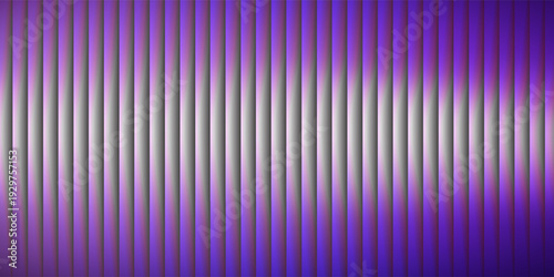 Abstract background presents luminous violet vertical slats with soft glowing highlights suggesting a futuristic curtain or blind texture ideal for digital presentation slides.