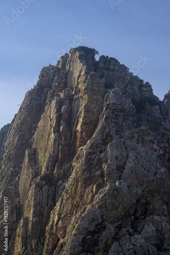 Wallpaper Mural Salto del Gitano cliff Monfrague in vertical Torontodigital.ca