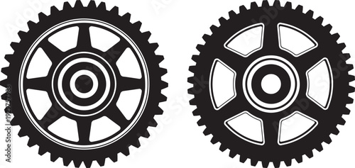 Two gears illustration