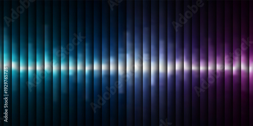 Vibrant neon light wave background combined with vertical glowing lines. Suitable for music events, nightlife promotions, futuristic branding, and energetic digital artwork.