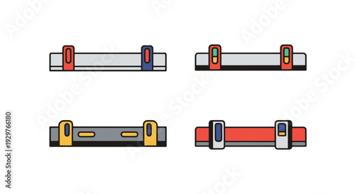 Window Bars Line art creative tone color illustration
