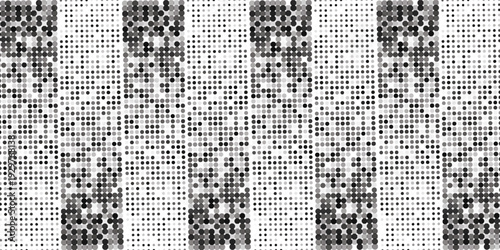 fun beautiful black and white shadow halftones retro pop art funky urban colorful comic book. Dotted halftone gradient texture. Vanishing polka dot background. Repeating dots gradation pattern backgro