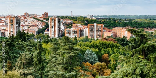 Latina is a district of Madrid next to the large Casa de Campo park. Madrid, Comunidad de madrid, Spain, Europe
