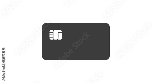 Black SIM card with white logo.