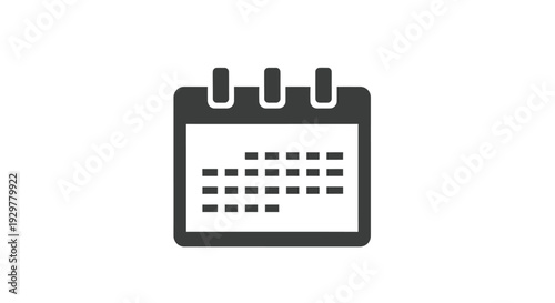 Calendar Icon Design Element.