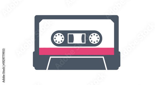 Cassette Tape Music Audio Device.