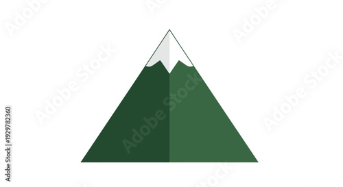 Green Mountain Peak with Snow.