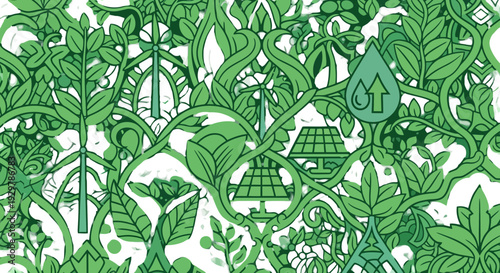 green energy pattern