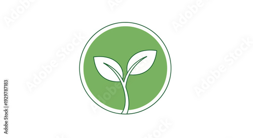 Green sprout icon