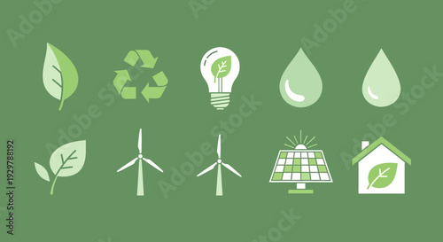 eco friendly icons