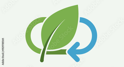eco recycling leaf