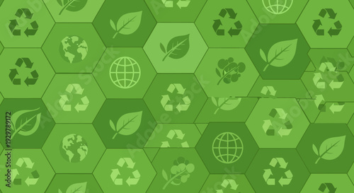 green eco pattern