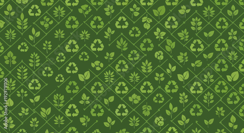 Green recycle pattern