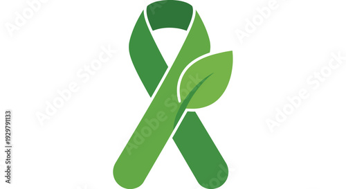 Green Ribbon Leaf