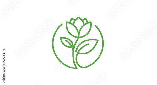 Green sprout logo