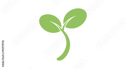 Green sprout icon