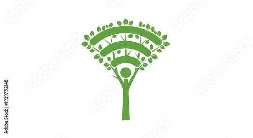 Green Wifi Tree