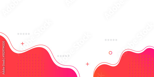 Colorful banner template with gradient color. Design with liquid form. with a combination of yellow and pink with a modern and luxurious concept
