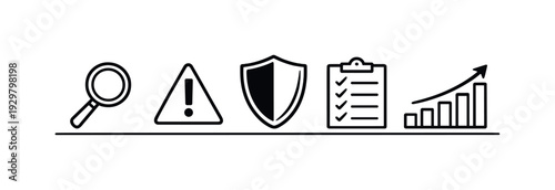 Corporate strategic risk assessment and mitigation planning framework identifying vulnerabilities, prioritizing controls, and safeguarding long-term
