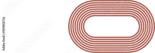 Brown Running Track Lanes Abstract Pattern athletic track