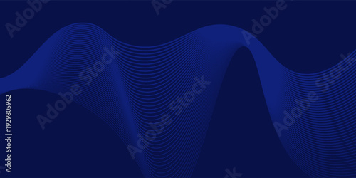 Lines blue Tech Finance Fintech Background Abstract Cricle Pattern. Abstract Business Tech Science art abstract
