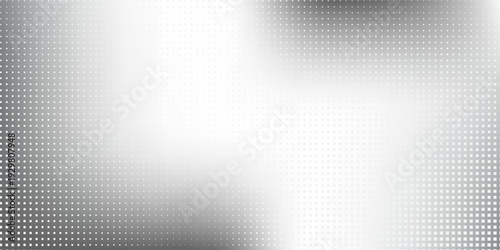 Vector dotted silver foil background with metal mirror texture. Chrome gradient surface modern abstract simple