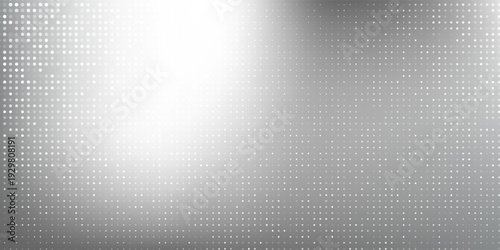 Dot abstract silver foil background with metal mirror texture. Chrome gradient surface design abstract simple