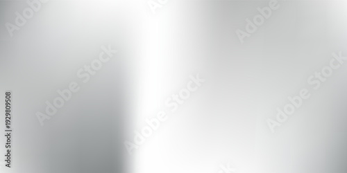 Simple silver foil background with metal mirror texture. Chrome gradient surface design