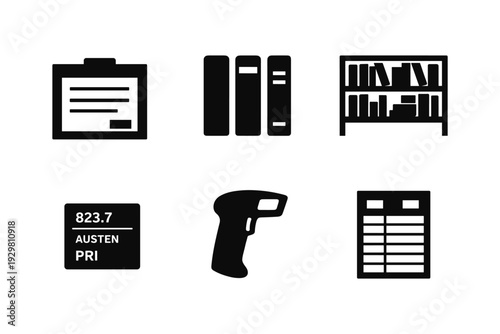 Library Icons Set