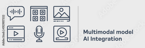 Free Download Professional outline icons for AI image and video processing - GFXLoad