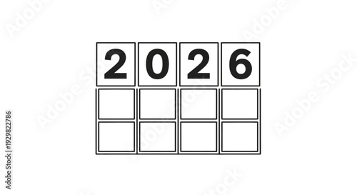 Calendar Page Showing the Year 2026.