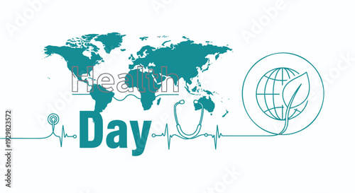 World Health Day vector illustration