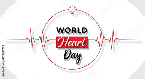 World Heart Day vector illustration