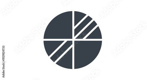 Geometric shapes design element circle.