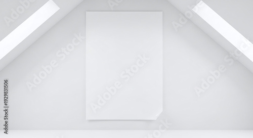 Wallpaper Mural Product mockup on a white wall display Torontodigital.ca