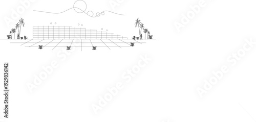 Architectural multi-story sections, landscape sketches, facade elevations, master plans, gym equipment, sauna layouts, and comprehensive CAD symbols.