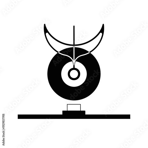 Black and white throwing axe head.