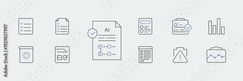Minimalist AI governance symbols – Suitable for policy documentation.