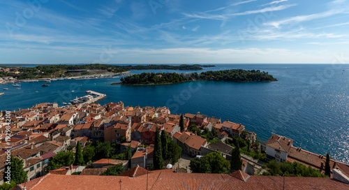 Historic Rovinj Waterfront and Blue Adriatic
