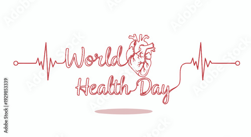 World Health Day vector illustration