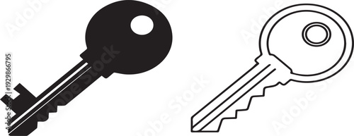 Two keys illustration