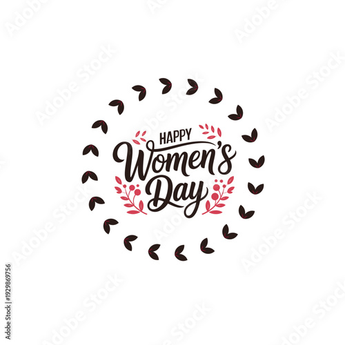 Women’s Day Celebration Banner with Elegant Lettering
Contemporary International Women’s Day Graphic Design
