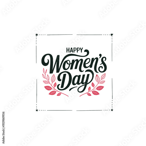Women’s Day Celebration Banner with Elegant Lettering
Contemporary International Women’s Day Graphic Design
