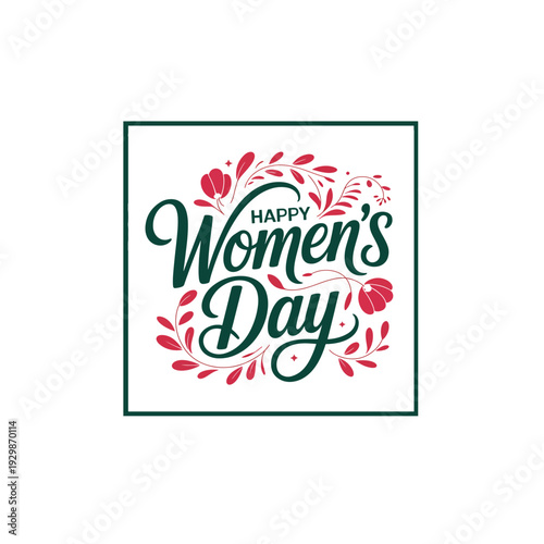 Women’s Day Celebration Banner with Elegant Lettering
Contemporary International Women’s Day Graphic Design
