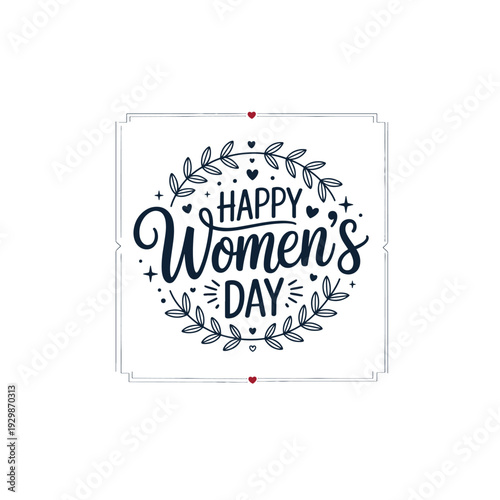 Women’s Day Celebration Banner with Elegant Lettering
Contemporary International Women’s Day Graphic Design
