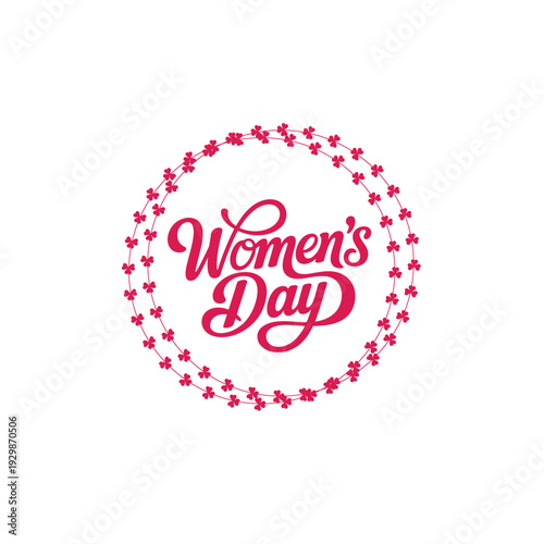 Women’s Day Celebration Banner with Elegant Lettering
Contemporary International Women’s Day Graphic Design
