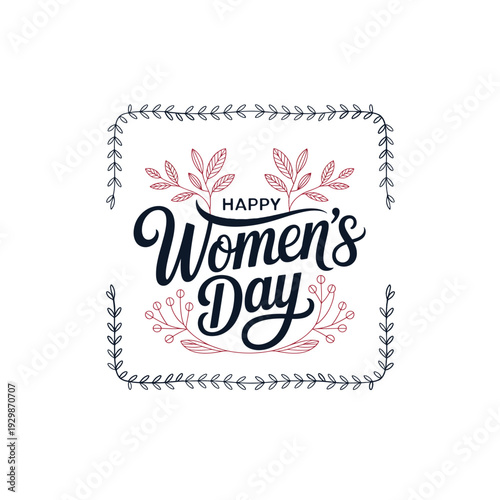 Women’s Day Celebration Banner with Elegant Lettering
Contemporary International Women’s Day Graphic Design
