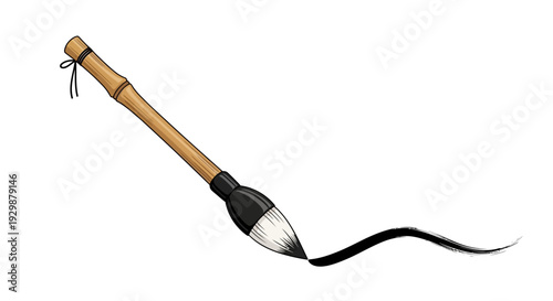 Chinese Calligraphy Brush Tool.